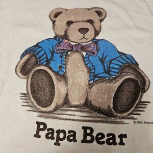 Hanes Fifty-Fifty Papa Bear T-Shirt - Bialosky 1983